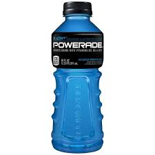 Powerade Mountain Blue 20oz / Case of 24 bottles